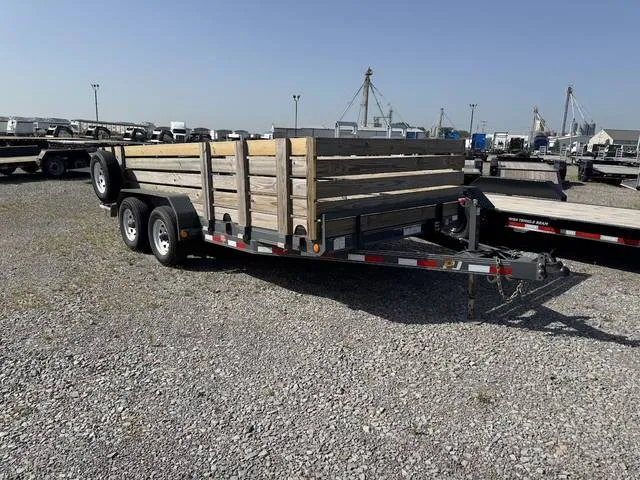 2020 PJ Trailers Car Hauler — front three-quarter view
