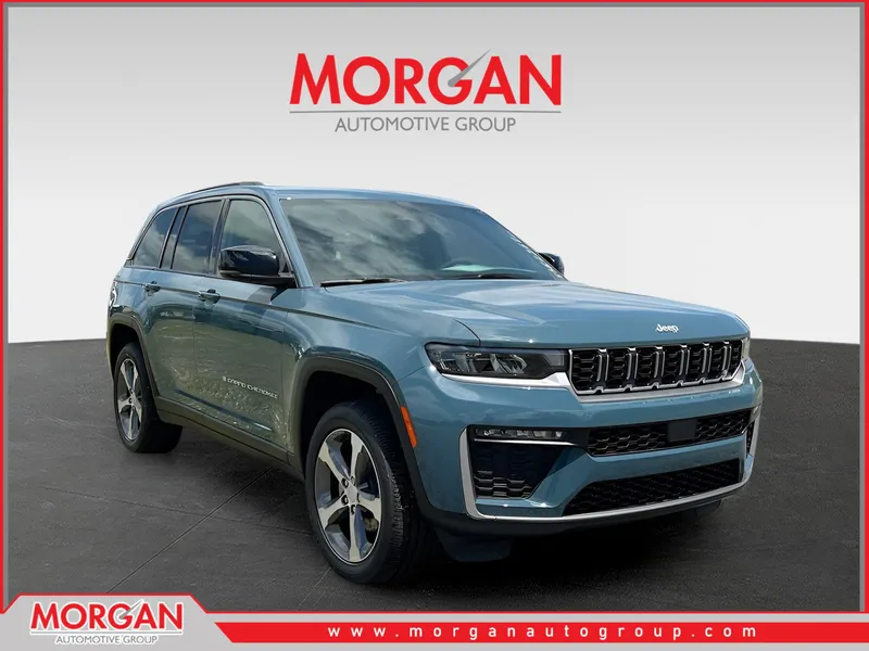 2026 Jeep Grand Cherokee Limited in Blue — front three-quarter view