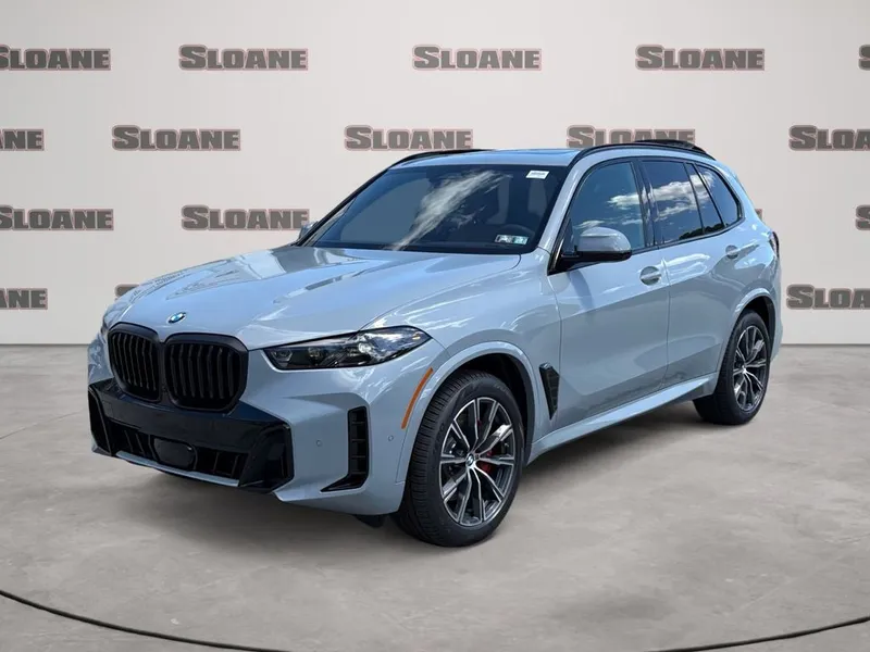 2026 BMW X5 xDrive40i in Brooklyn Grey Metallic — front three-quarter view