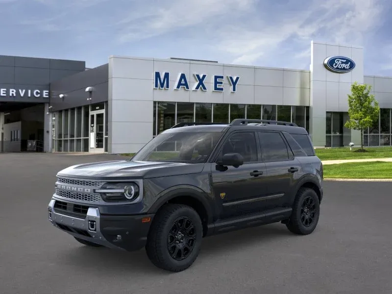 2026 Ford Bronco Sport Badlands® in Shadow Black — front three-quarter view