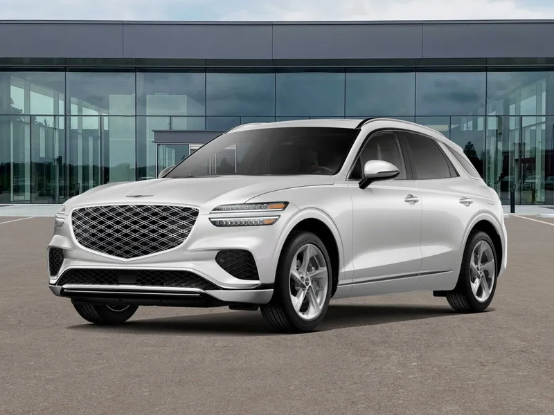 2026 Genesis GV70 2.5T SELECT in Uyuni White — front three-quarter view