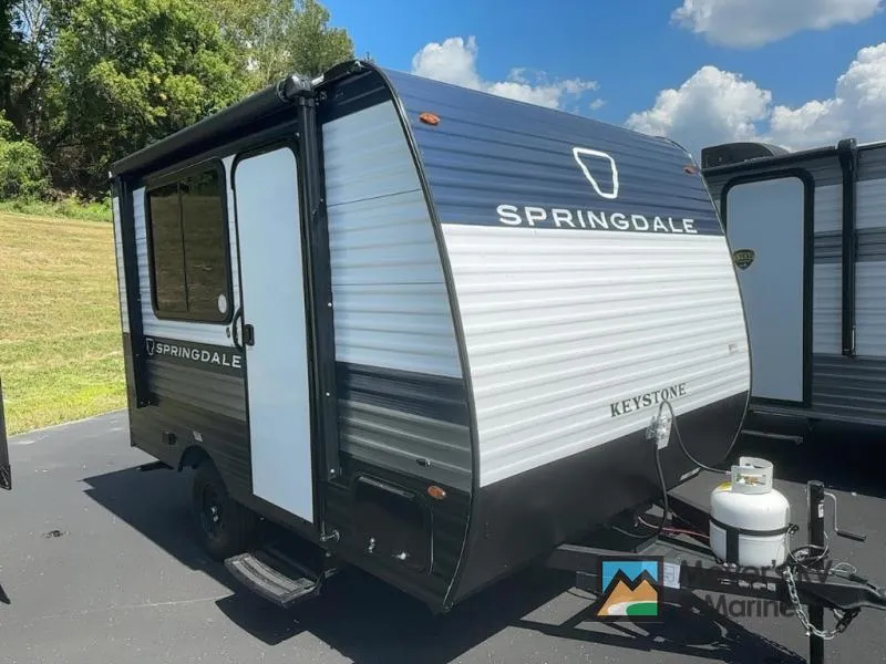 2026 Keystone RV Springdale Mini 1310RK — front three-quarter view