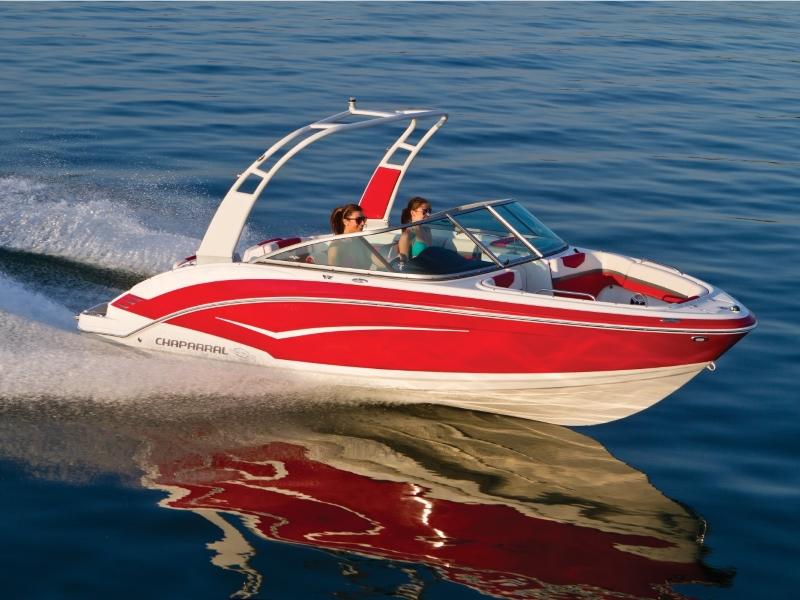 2017 Chaparral 203 Vortex VR — front three-quarter view