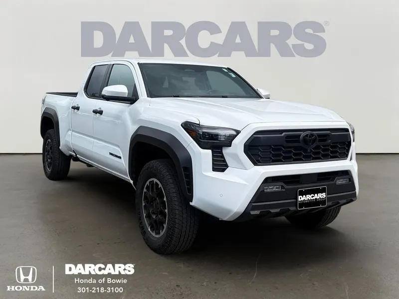 2026 Toyota Tacoma TRD Off-Road in Ice Cap — front three-quarter view