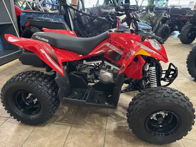 2026 Polaris® Outlaw 110 EFI — front three-quarter view