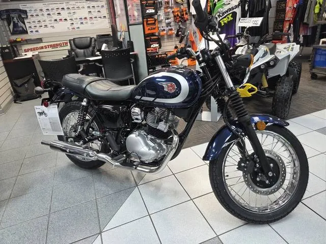 2025 Kawasaki W230 ABS — front three-quarter view