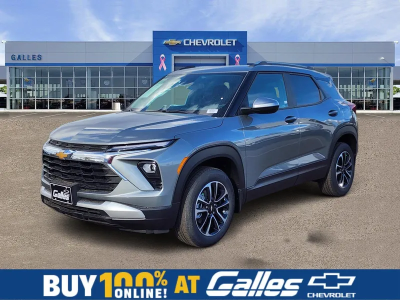 2026 Chevrolet Trailblazer LT in Sterling Gray Metallic — front three-quarter view