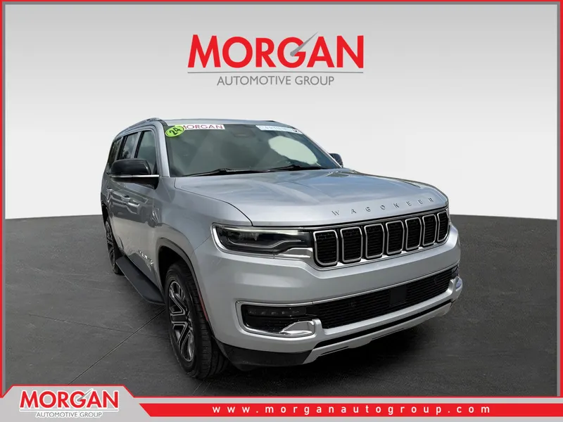 2024 Jeep Wagoneer Series II in Silver Zynith — front three-quarter view