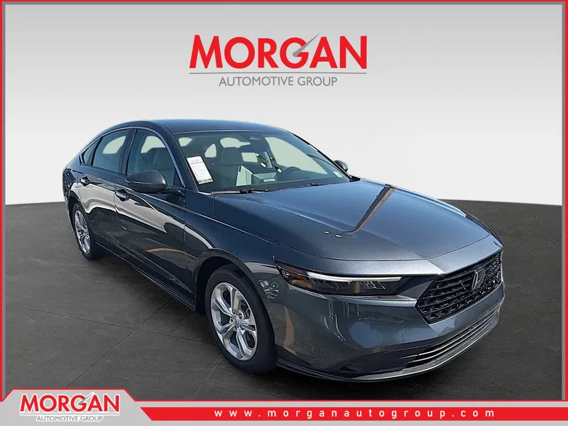 2026 Honda Accord Sedan LX in Meteorite Gray Metallic — front three-quarter view