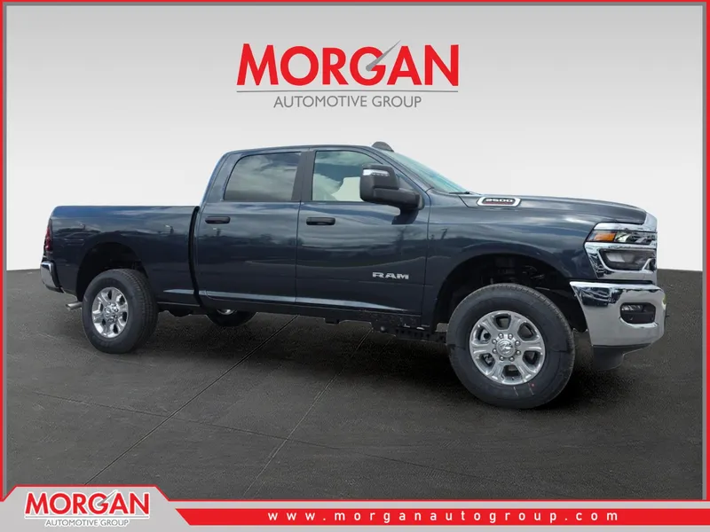 2026 Ram 2500 Big Horn in Blue — front three-quarter view