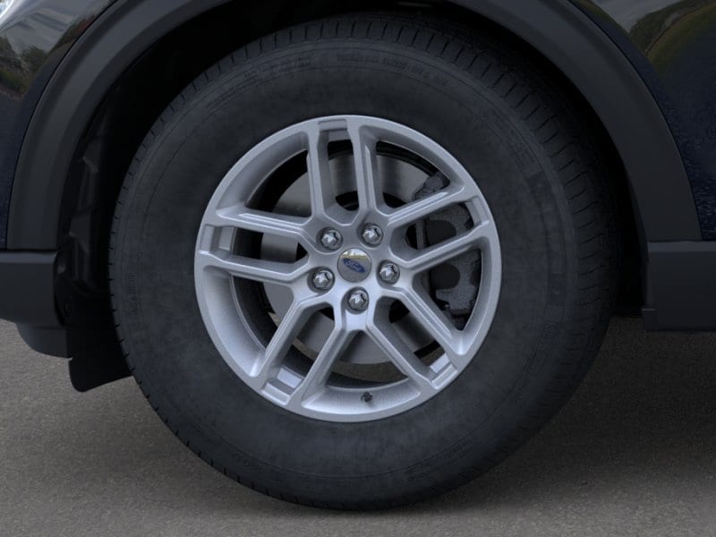 2026 Ford Explorer Active in Agate Black Metallic — front three-quarter view