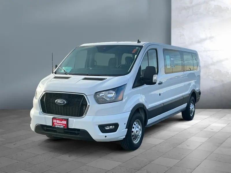 2024 Ford Transit Passenger Wagon — front three-quarter view
