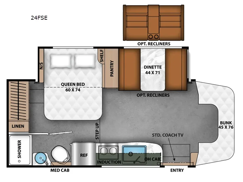 2026 Coachmen RV Prism Elite 24FSE — front three-quarter view