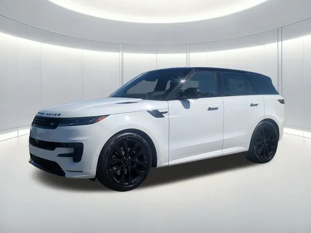 2026 Land Rover Range Rover Sport Dynamic SE in White — front three-quarter view