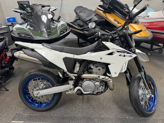 2025 Suzuki DR-Z4SM — front three-quarter view