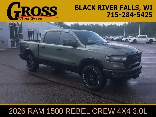 2026 RAM 1500 Rebel in Canyon Lake — front three-quarter view