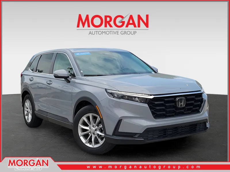 2024 Honda CR-V EX in Urban Gray Pearl — front three-quarter view