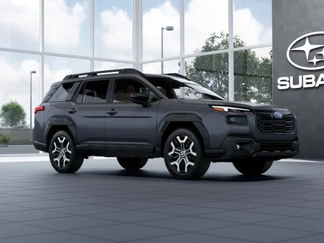 2026 Subaru OUTBACK Touring XT in Magnetite Gray Metallic — front three-quarter view