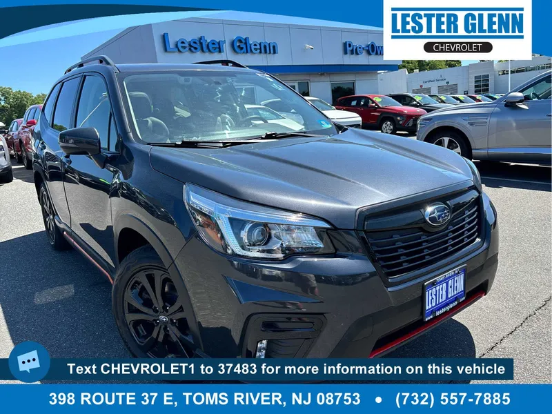 2019 Subaru Forester Sport in Gray — front three-quarter view