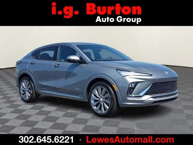 2026 Buick Envista Avenir in Moonstone Gray Metallic — front three-quarter view