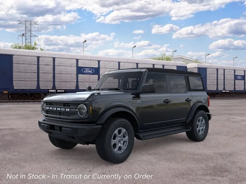 2026 Ford Bronco Big Bend® in Shadow Black — front three-quarter view