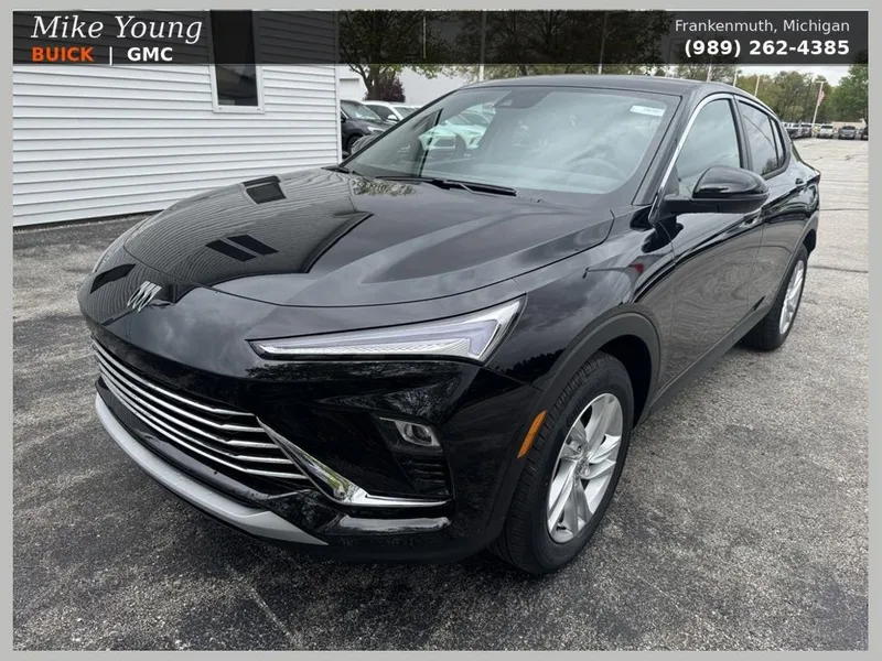 2026 Buick Envista Preferred in Ebony Twilight Metallic — front three-quarter view