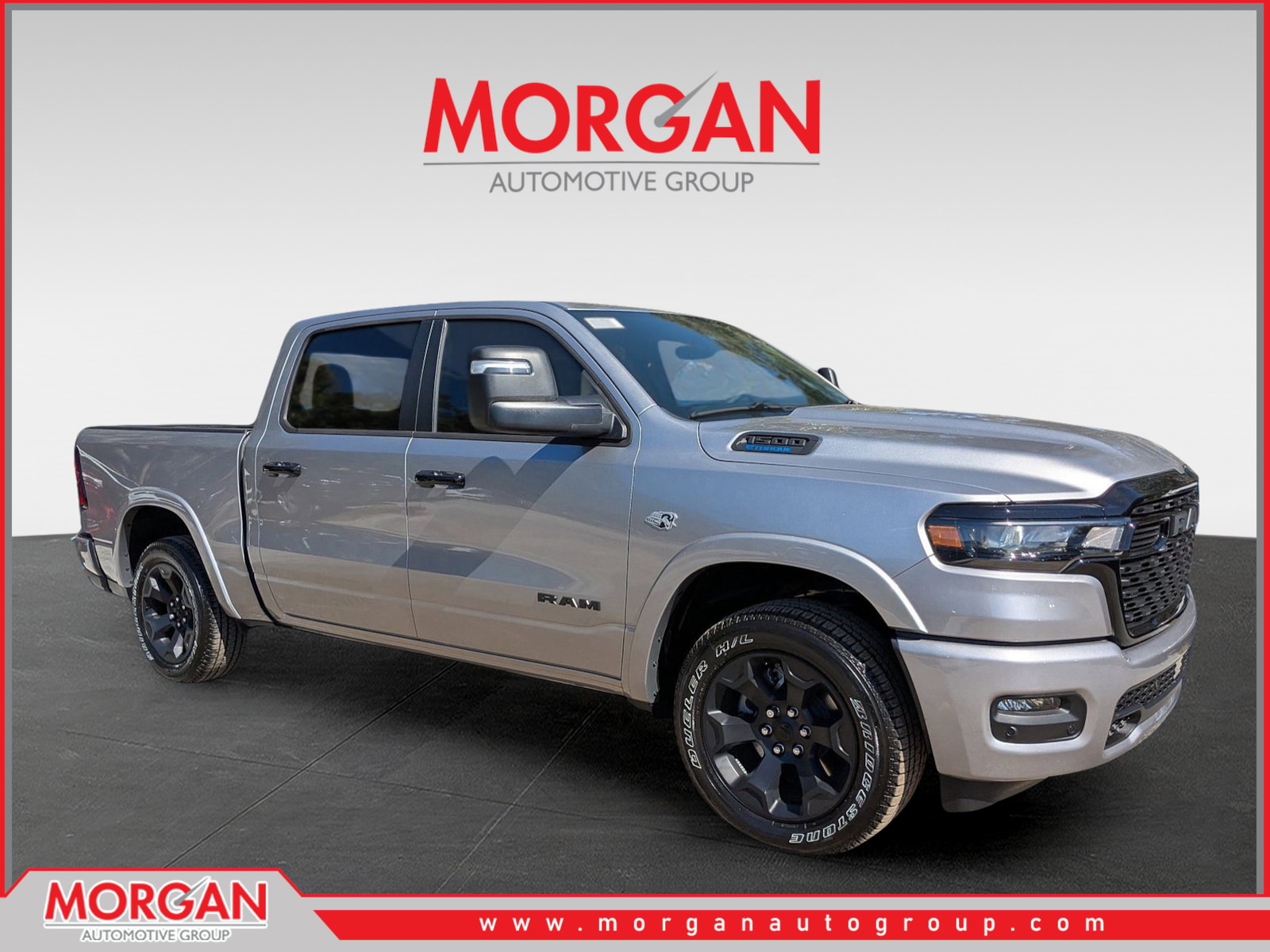 2026 Ram 1500 Big Horn/Lone Star in Silver — front three-quarter view