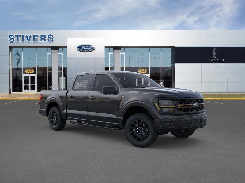 2026 Ford F-150 Tremor in Agate Black Metallic — front three-quarter view
