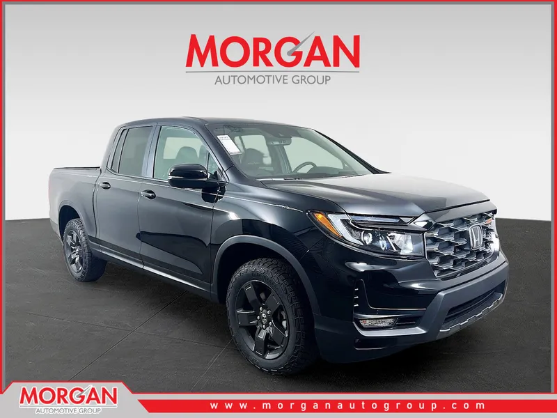 2026 Honda Ridgeline TrailSport in Black — front three-quarter view