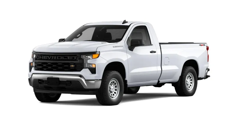 2026 Chevrolet Silverado 1500 WT — front three-quarter view