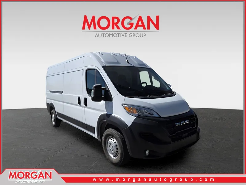2026 Ram ProMaster 2500 High Roof in White — front three-quarter view