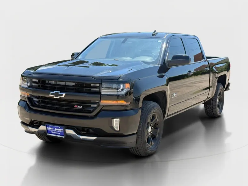 2016 Chevrolet Silverado 1500 2LT in Black — front three-quarter view