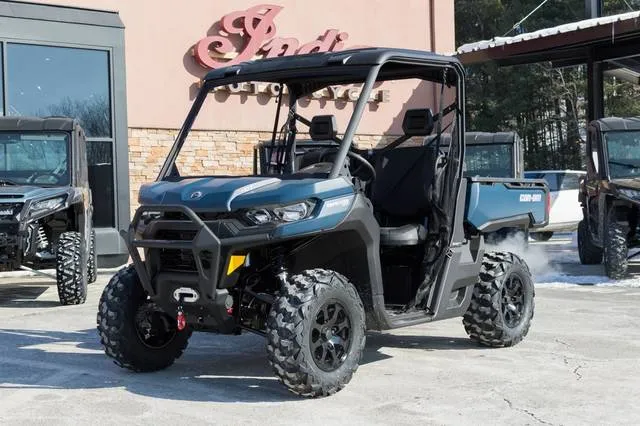 2026 Can-Am® Defender XT HD7 Dusty Navy — front three-quarter view