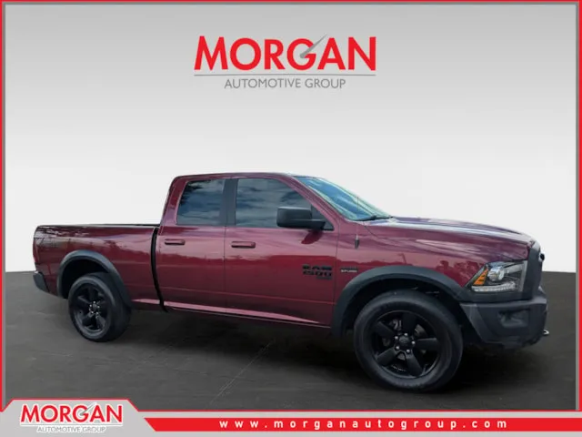 2019 Ram 1500 Classic Warlock in Red — front three-quarter view