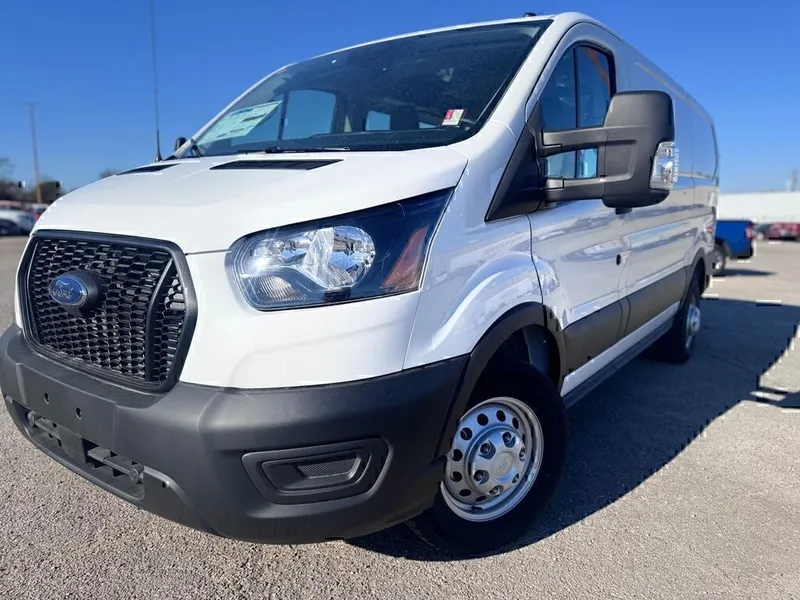2025 Ford Transit-250 Base in Oxford White — front three-quarter view
