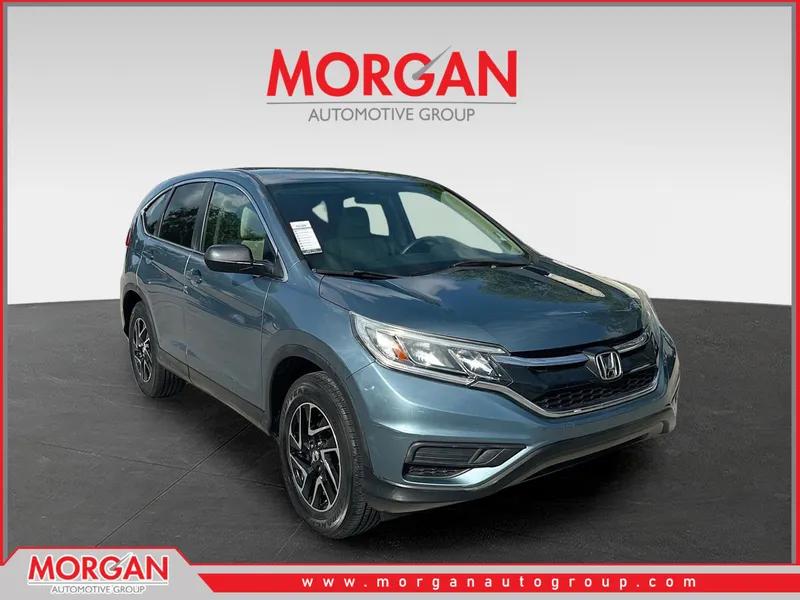 2016 Honda CR-V SE in Mountain Air Metallic — front three-quarter view
