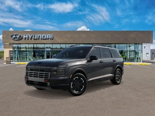 2026 Hyundai PALISADE XRT Pro in Gray Pearl — front three-quarter view