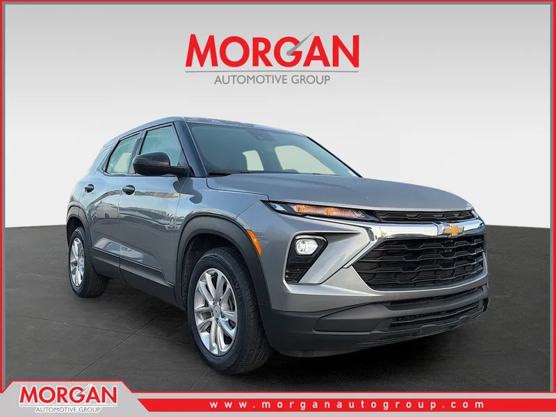 2024 Chevrolet Trailblazer LS in Sterling Gray Metallic — front three-quarter view