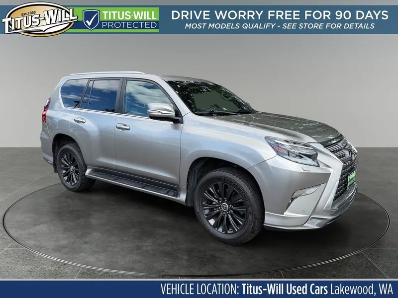 2022 Lexus GX 460 in Silver — front three-quarter view