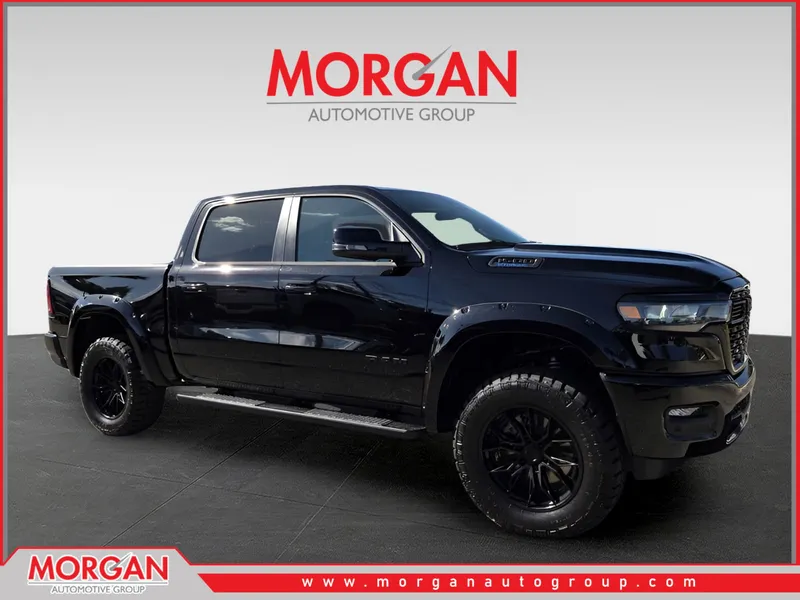 2026 Ram 1500 Big Horn/Lone Star in Black — front three-quarter view