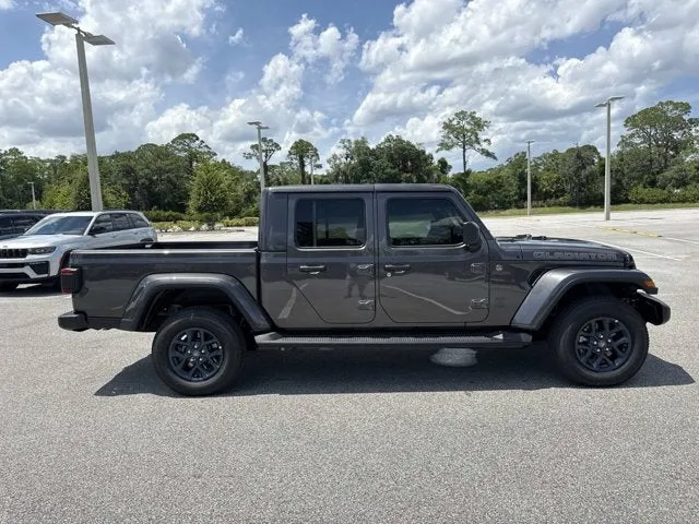 2026 Jeep Gladiator 85th Anniversary Edition in Granite Crystal Metallic Clearcoat — front three-quarter view