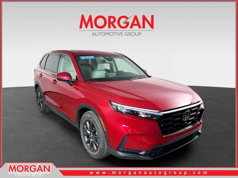 2026 Honda CR-V EX-L in Red — front three-quarter view