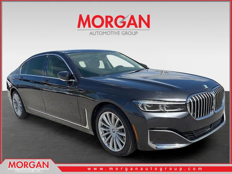 2020 BMW 7 Series 740i in Gray — front three-quarter view