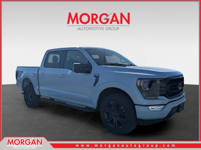2022 Ford F-150 XLT in White — front three-quarter view