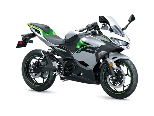 2024 Kawasaki Ninja® e-1 ABS — front three-quarter view