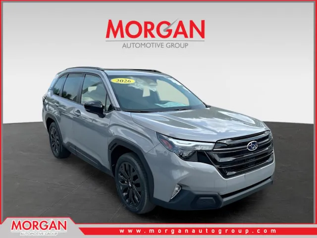 2026 Subaru Forester Sport — front three-quarter view