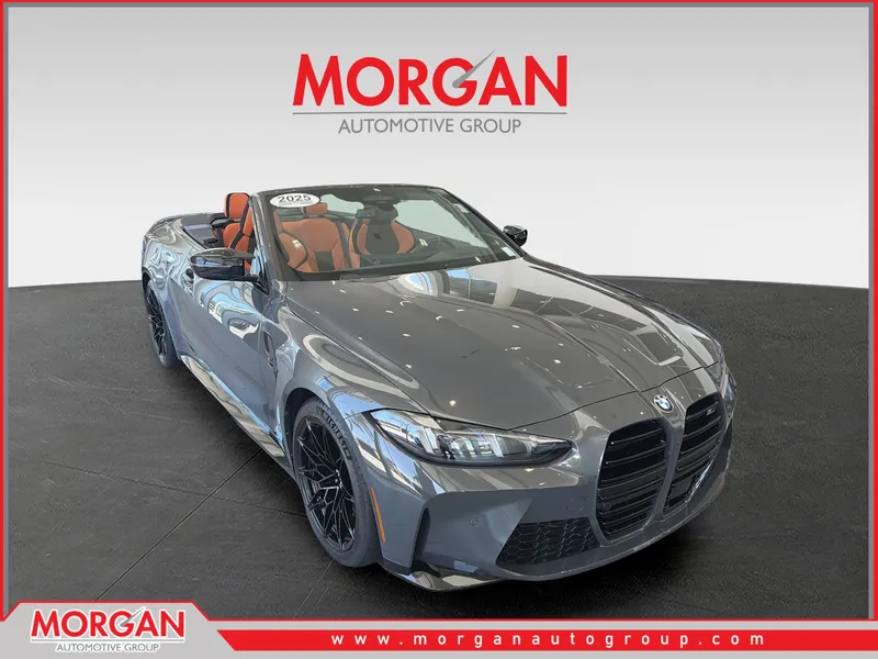 2025 BMW M4 Competition in Gray — front three-quarter view
