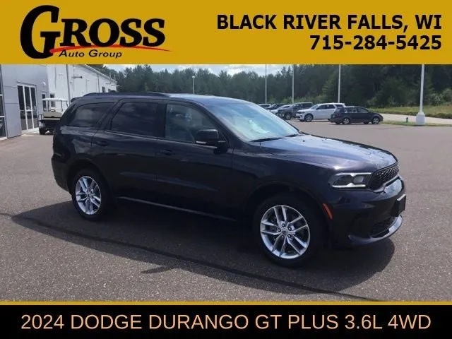 2024 Dodge Durango GT Plus in Night Moves — front three-quarter view