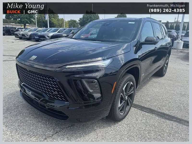 2026 Buick Enclave Sport Touring in Ebony Twilight Metallic — front three-quarter view