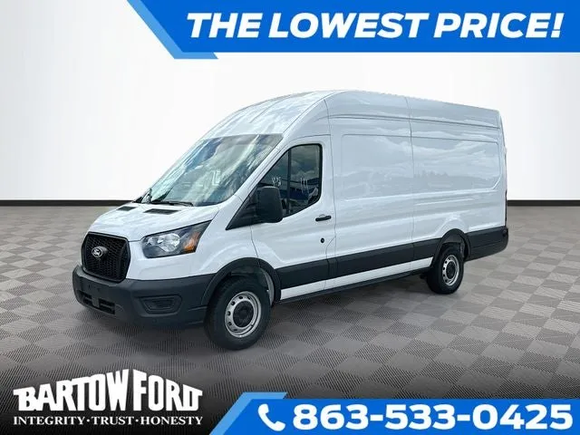 2026 Ford Transit-250 Base in Oxford White — front three-quarter view
